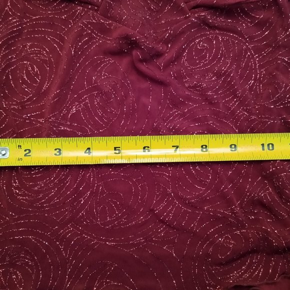 Red Glitter Christmas Top, Like New, Vintage (early 90s) Arden B - Size XS - Picture 10 of 16